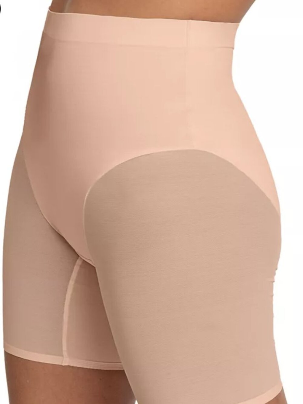 Shapermint Essentials Women's Mesh Shaping Shorts 4227376 Latte M NWT